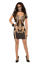 Bone Dress Ladies Skeleton Costume 1
