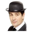 Bowler Hat Adult Black Felt with Band 1