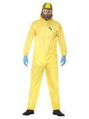 Breaking Bad Costume Adult Yellow Hazmat Jumpsuit Mask 1