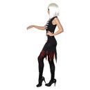 Bright Bones Glow in the Dark Costume Black Skeleton Dress_3