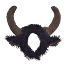 Bull Horns on Headband Soft with Ears 1