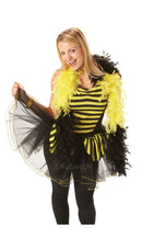 Bumblebee Basque Top Yellow and White Ladies Costume 1