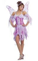 Butterfly Pink Fairy Ladies Costume with Wings 1