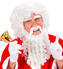 Deluxe Santa Claus Curly Locks Wig With Beard, Moustache & Eyebrowsin Box
