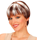 Chanel Wig With Skin Net Brown With Blonde Streaks - In Box