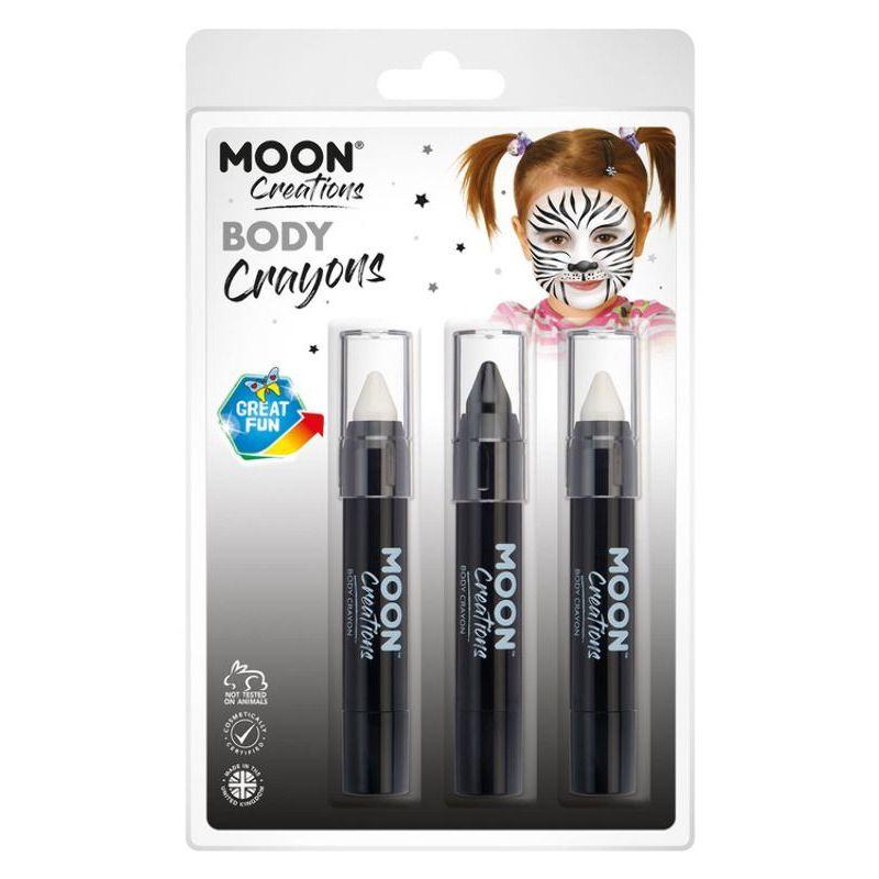 Moon Creations Body Crayons 3. 5g Clamshell Country Patriot Colours_30 sm-C11876