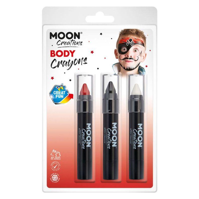 Moon Creations Body Crayons 3. 5g Clamshell Country Patriot Colours_34 sm-C11883