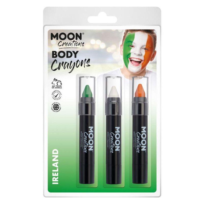 Moon Creations Body Crayons 3. 5g Clamshell Country Patriot Colours_25 sm-C23015