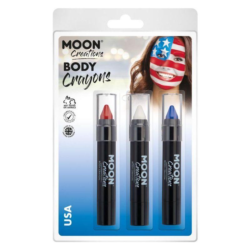 Moon Creations Body Crayons 3. 5g Clamshell Country Patriot Colours_41 sm-C23053