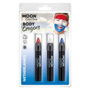 Moon Creations Body Crayons 3. 5g Clamshell Country Patriot Colours_31 sm-C23176