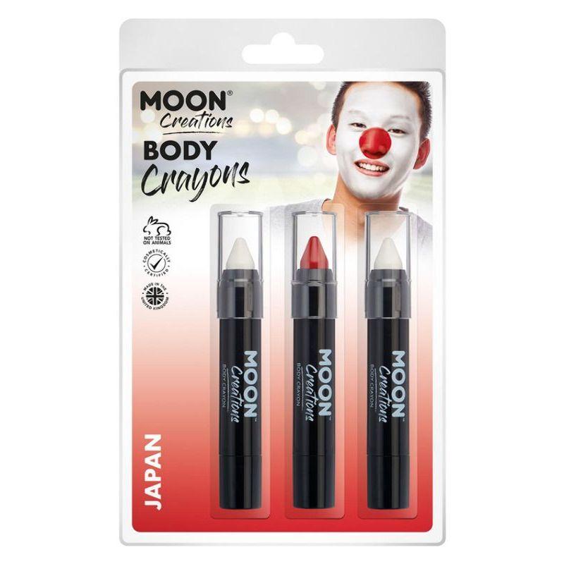 Moon Creations Body Crayons 3. 5g Clamshell Country Patriot Colours_27 sm-C23329