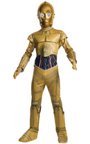 C3PO Costume Kids Star Wars Gold Protocol Droid 1