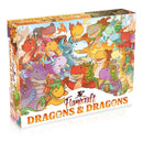 Dragons and Dragons Expansion Flamecraft Board Game by Cardboard Alchemy 1