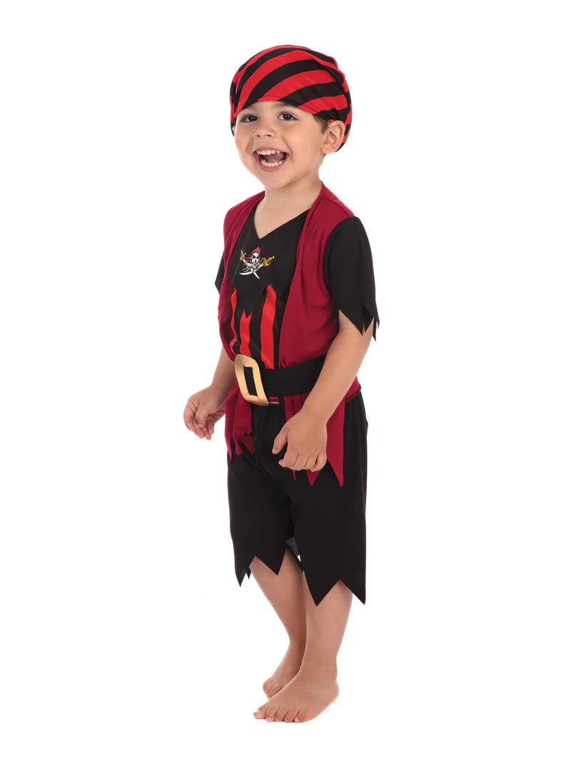 Pirate Boy Mate Toddler Costume + Bandana