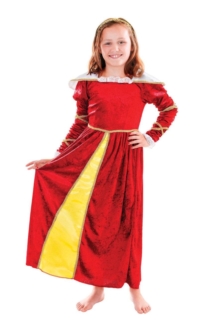 Tudor Girl 128cm Childrens Costume Female_1 CC021