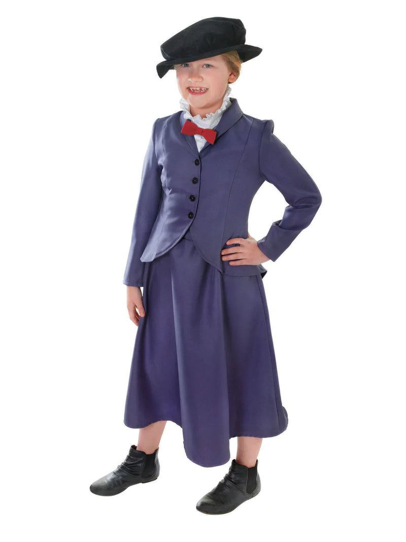 Nanny Childrens Costume Mary Poppins McPhee Childs Outfit