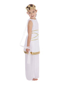 Grecian Girls Costume White Greek Kids Dress