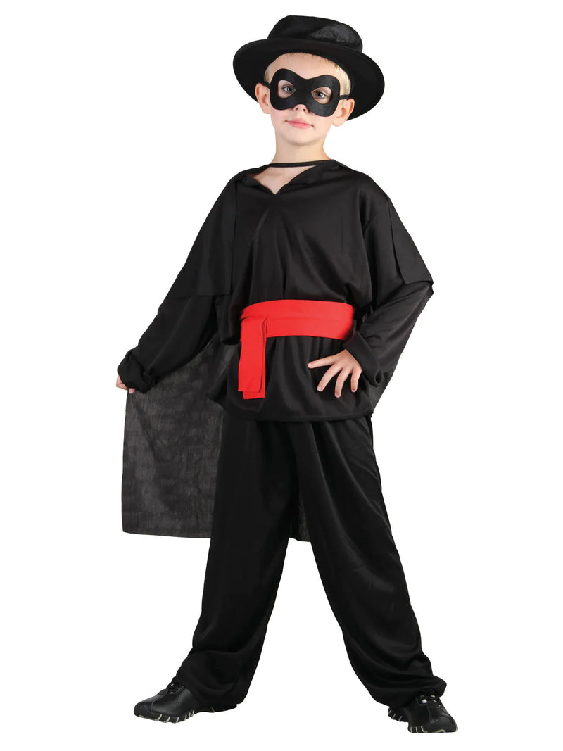 Bandit Boys Costume Zorro Suit with Hat