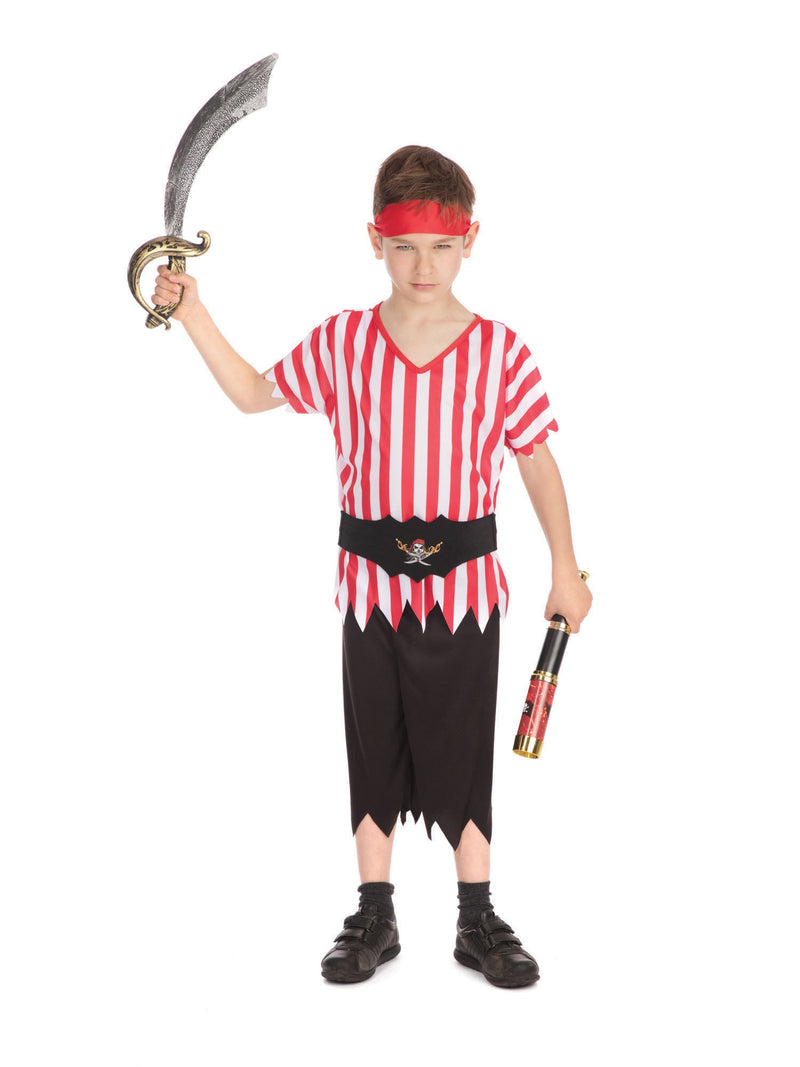 Swashbuckling Pirate Boy Costume Kids High Seas Adventurer Outfit