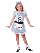 Card Girl Costume Alice in Wonderland Blue Dress 1