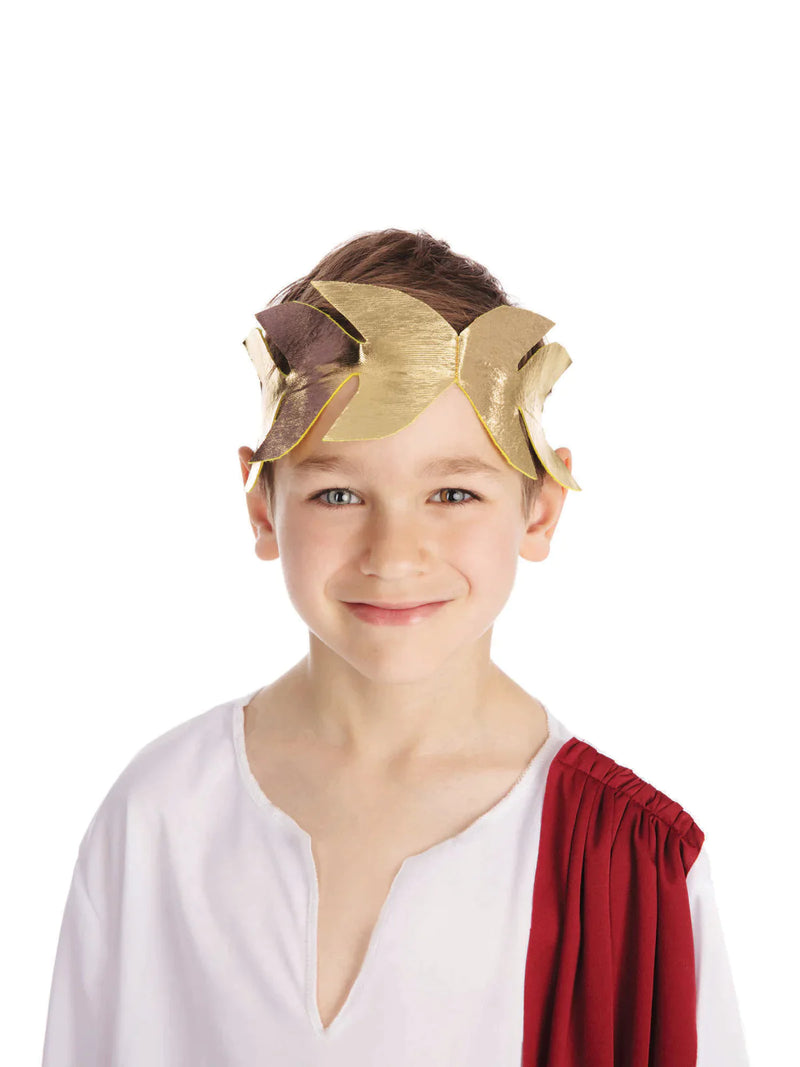 Roman Emperor Childrens Costume Red Shawl
