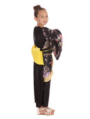Geisha Girl Costume Black Komodo Oriental Dress
