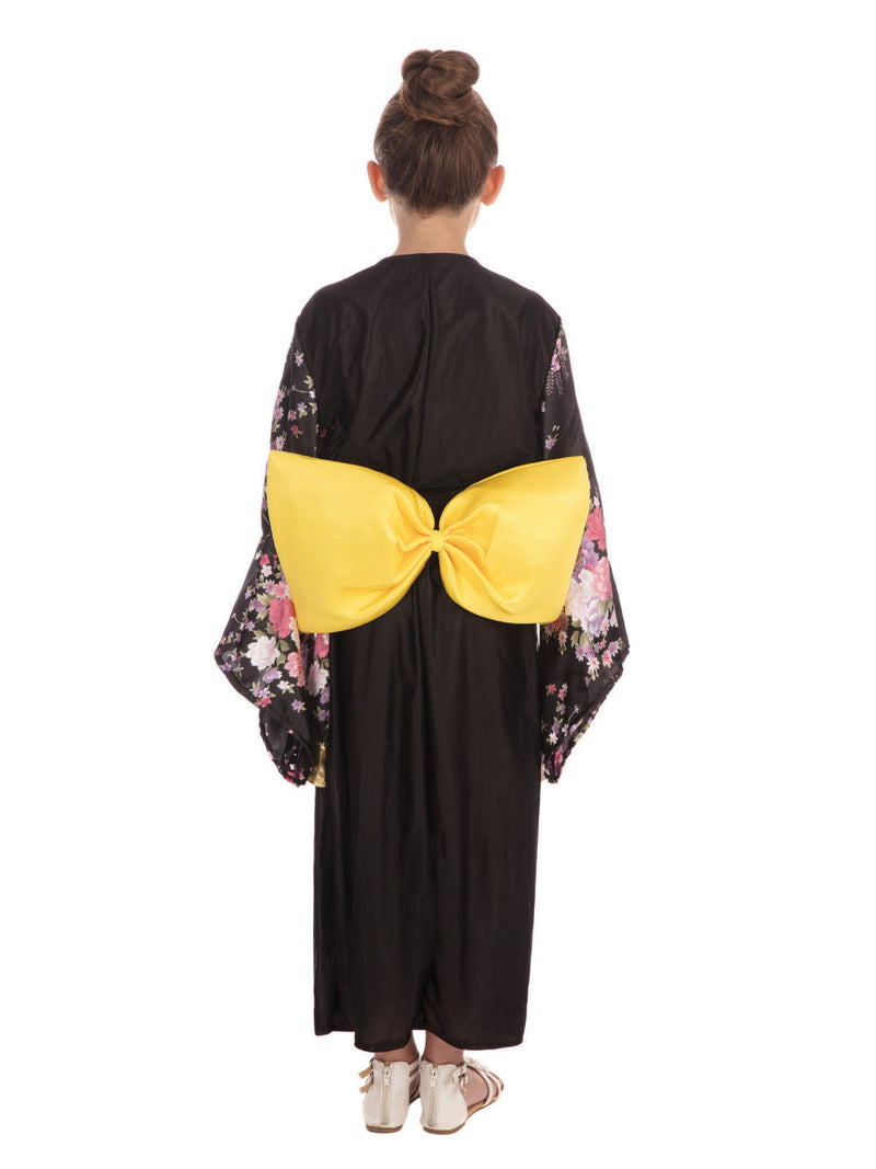 Geisha Girl Costume Black Komodo Oriental Dress