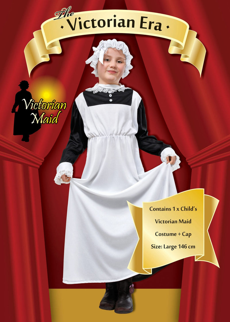 Victorian Maid 134cm Childrens Costume Female_1 CC863