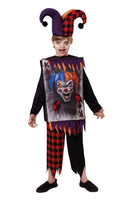 Jester Tabard + Hat 1 Size Childrens Costume Male_1 CF005