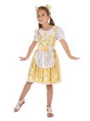 Goldilocks Costume Girls Yellow Dress Headband 3