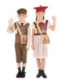 Evacuee Schoolboy Childrens Costume 4
