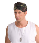 Camouflage Bandana Army Costume Accessory 1