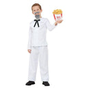 Captain Cluck Costume Child White 1