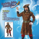 Captain John Longfellow Adult Pirate Costume 5
