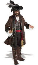 Caribbean Pirate Collector's Edition Mens Brown Jack Sparrow Costume 1
