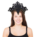 Carnival Headpiece Black With Gold Trim 1