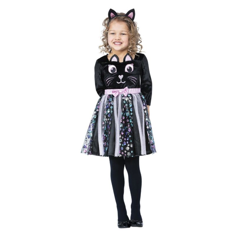 Cat Costume Child Black Pink_1