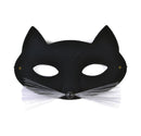 Cat Domino Eye Mask Black Masks Unisex 1
