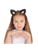 Cat Ears Black Sequin on Headband 2