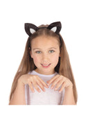 Cat Ears Black Sequin on Headband 2