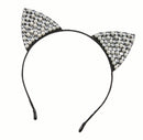 Cat Ears Rhinestone &amp; Pearl 1
