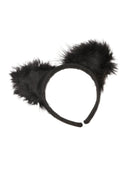 Cat Ears with Marabou on Headband 2