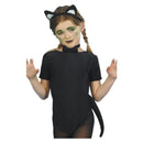 Cat Instant Set Kids Black Ears Tail Bow Tie Animal Costume 3
