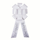 Celebration Door Bow Just Married White Decoration 1
