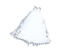 Cheerleader Pom Poms Small White Costume Accessory 1