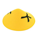 Chinese Coolie Felt Yellow with Black Trim 1
