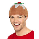 Christmas Pudding Hat Adult Brown 1