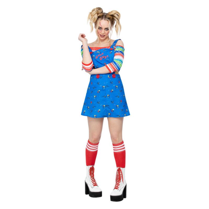 Chucky Costume Ladies Blue Dress_1