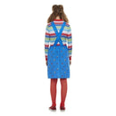 Chucky Costume Licensed Child Blue Dress Matching Multi Coloured Top 2