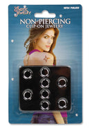 Clip On Body Piercing Jewellery Costume Accessories 1